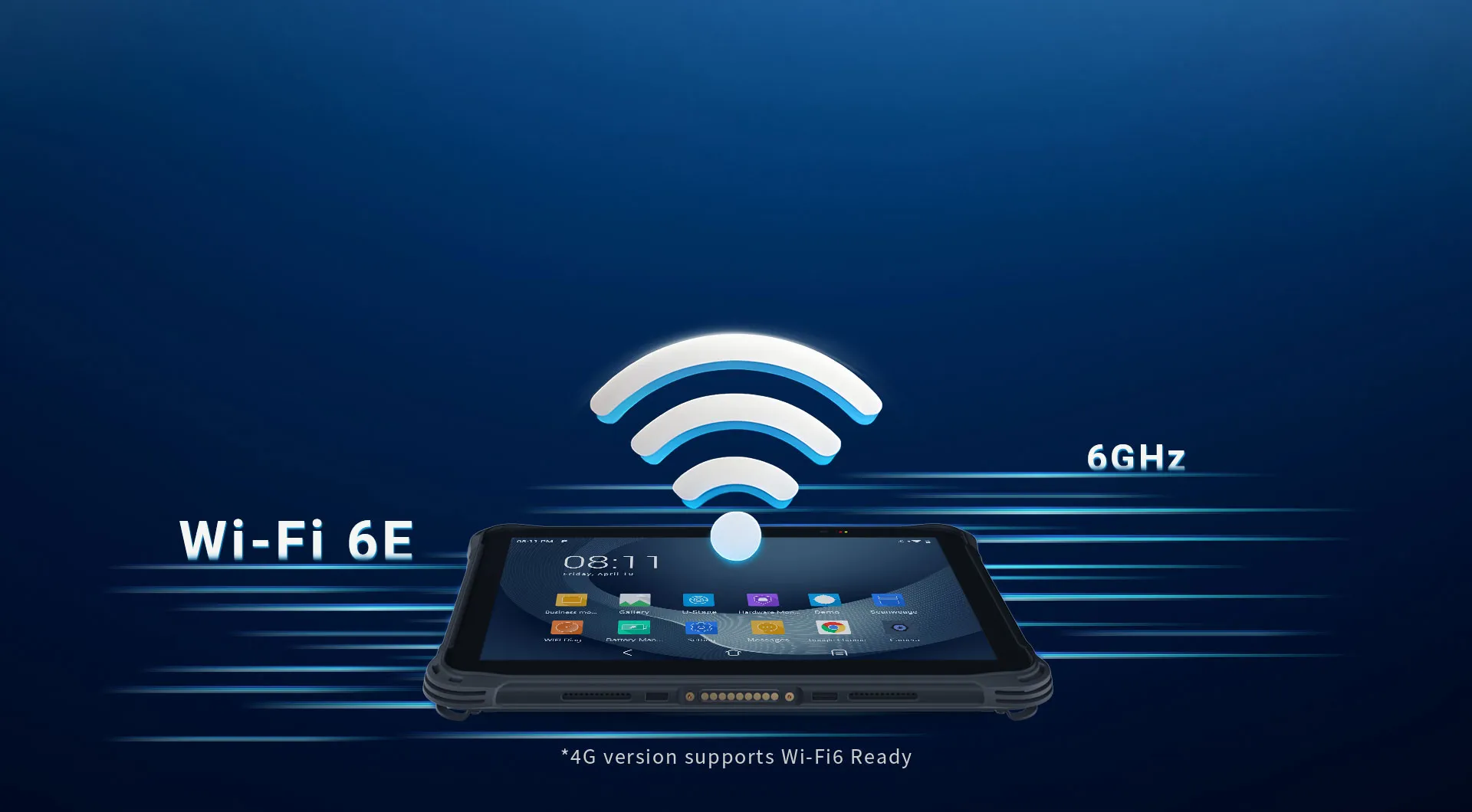 Equipped with Wi-Fi 6E for Ultra-fast Connectivity Everywhere
