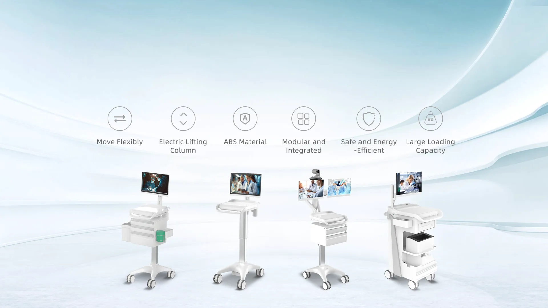 T3 Series Medical Carts
