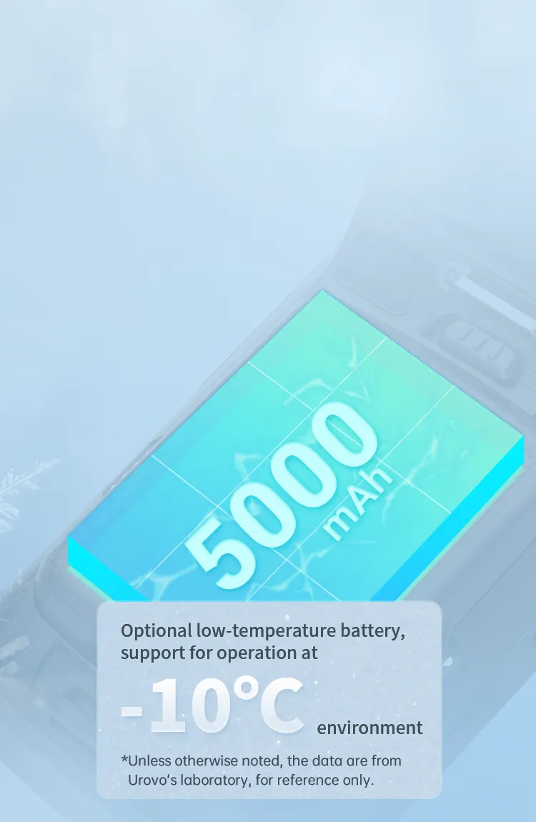 5000mAh High-capacity Battery
