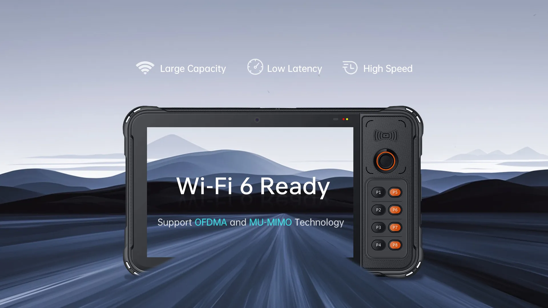 Wi-Fi 6 Ready, Fast and Stable Data Transmission