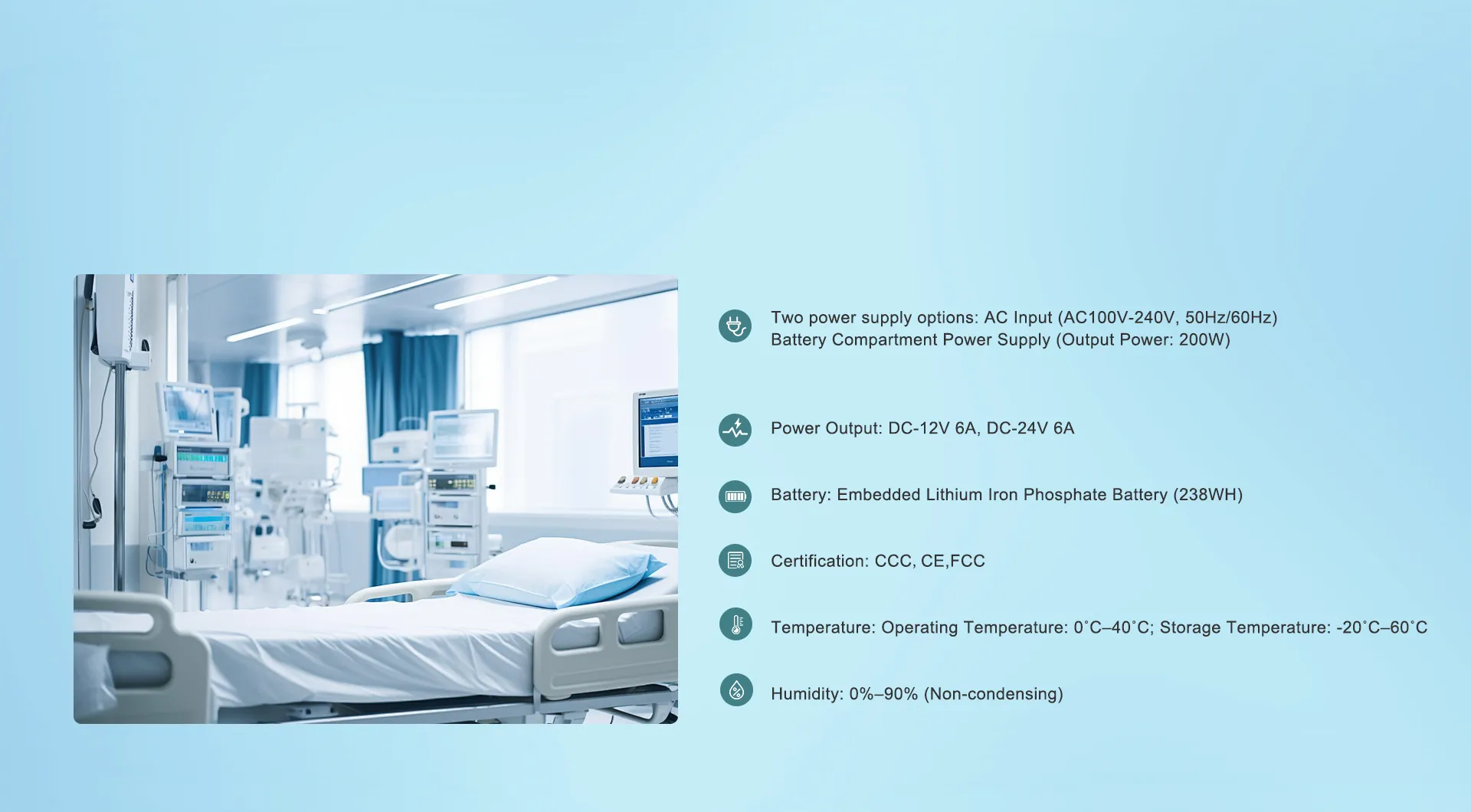 Stable and Reliable Power System for Healthcare Applications
