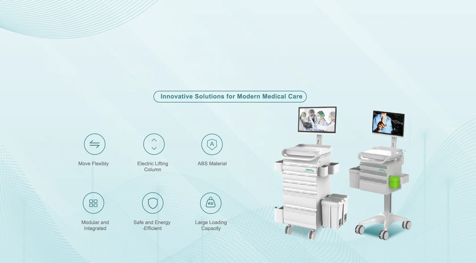 T3 Series Medical  Nursing Mobile Stations
