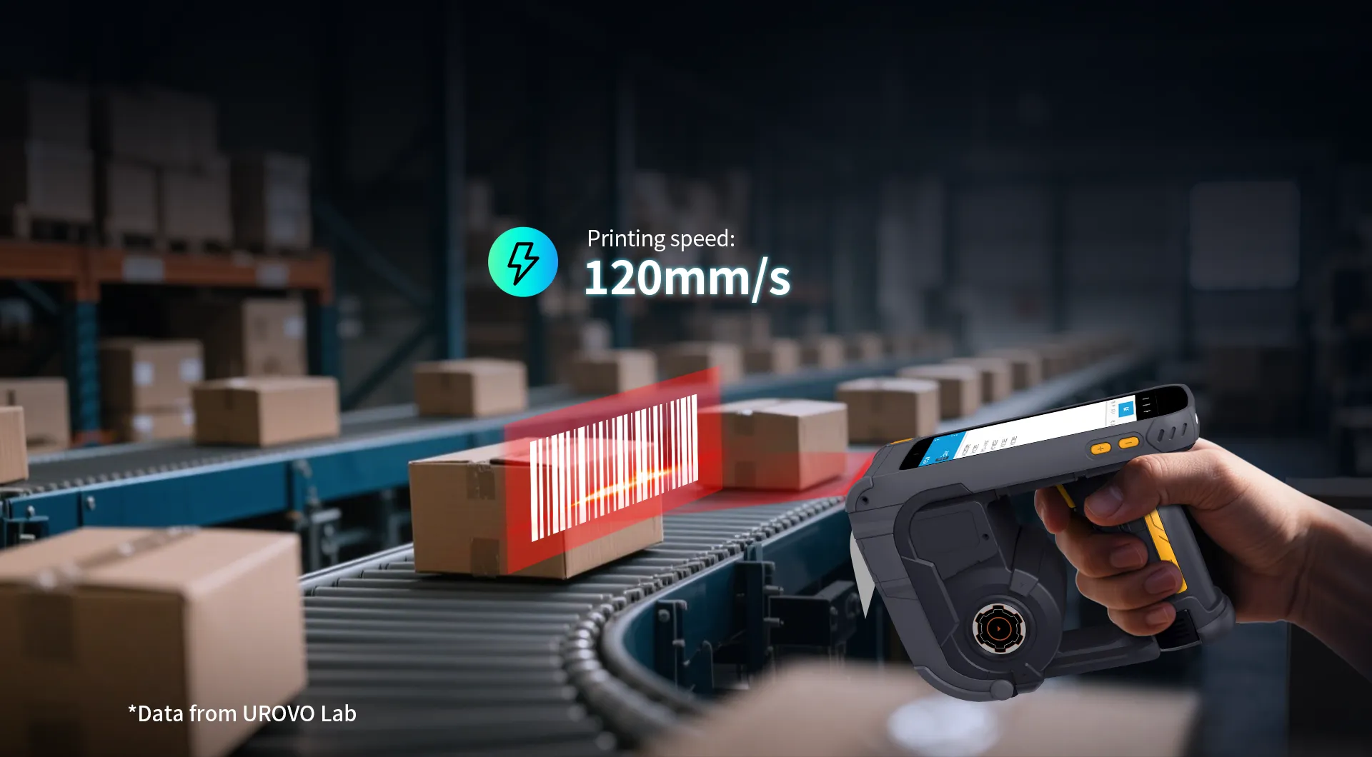 High-speed Labeling, Designed for
High-volume Parcels