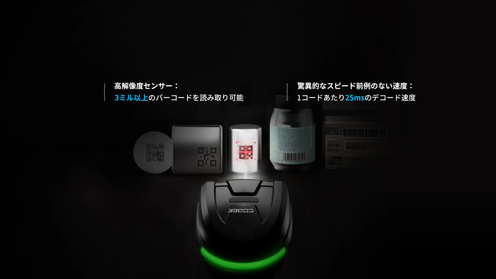 強力なデコード性能
