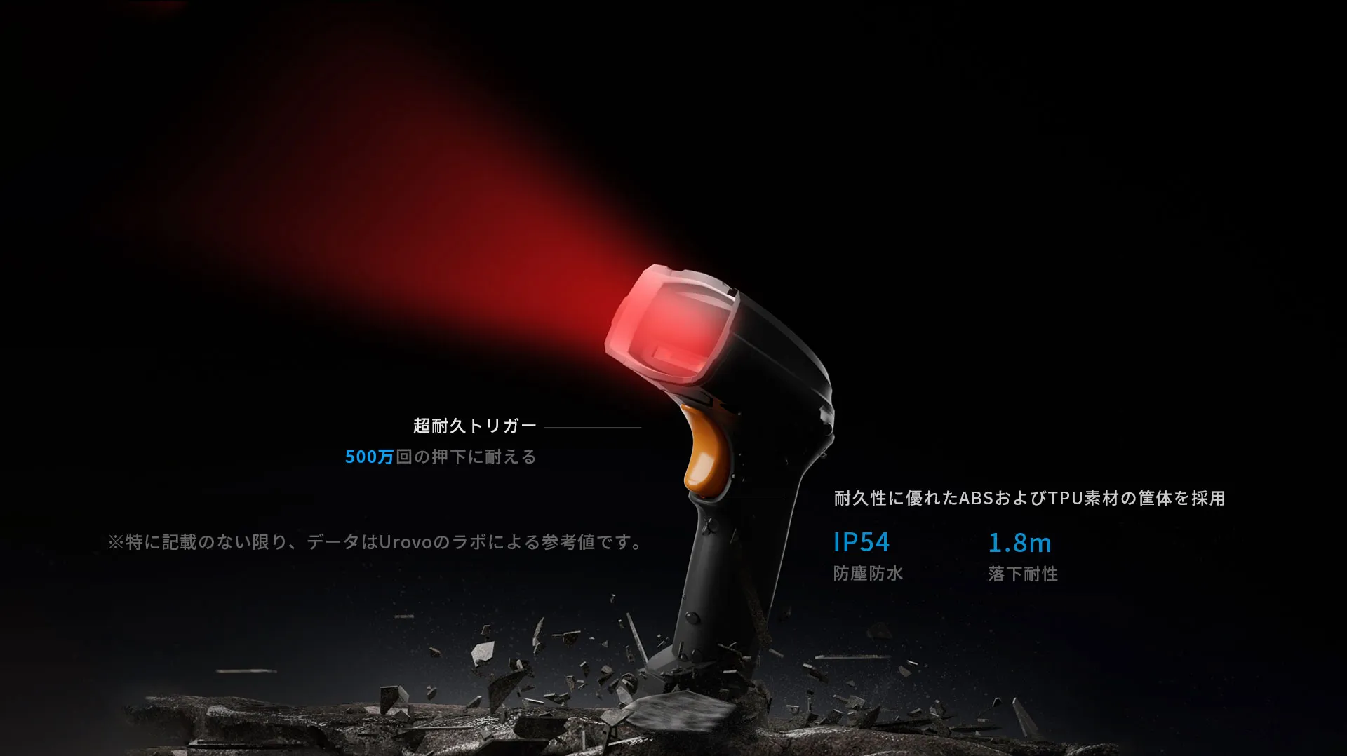 超堅牢設計
