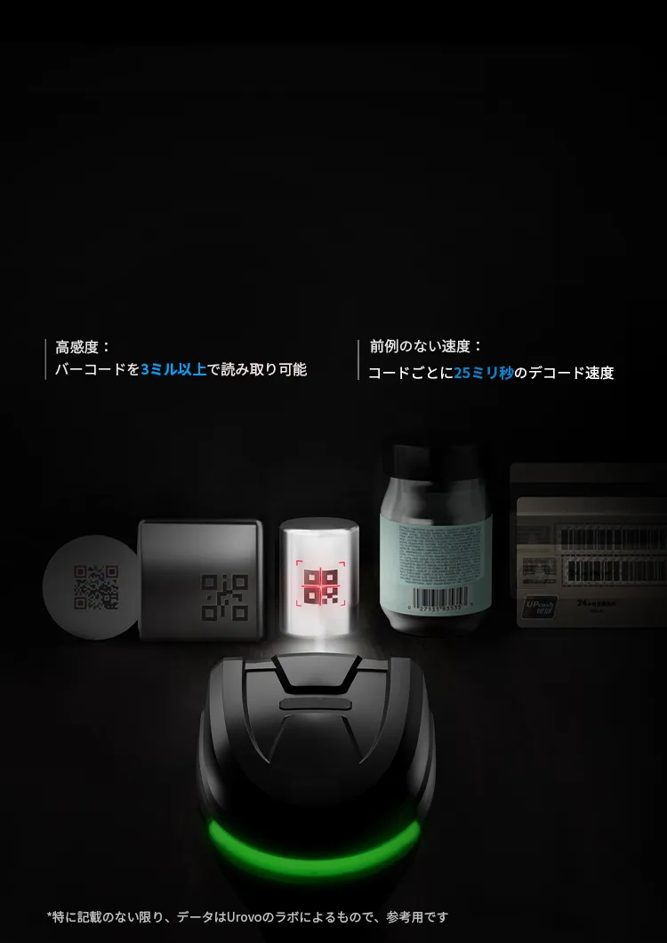 DPM・1D/2Dバーコードの高性能スキャン
