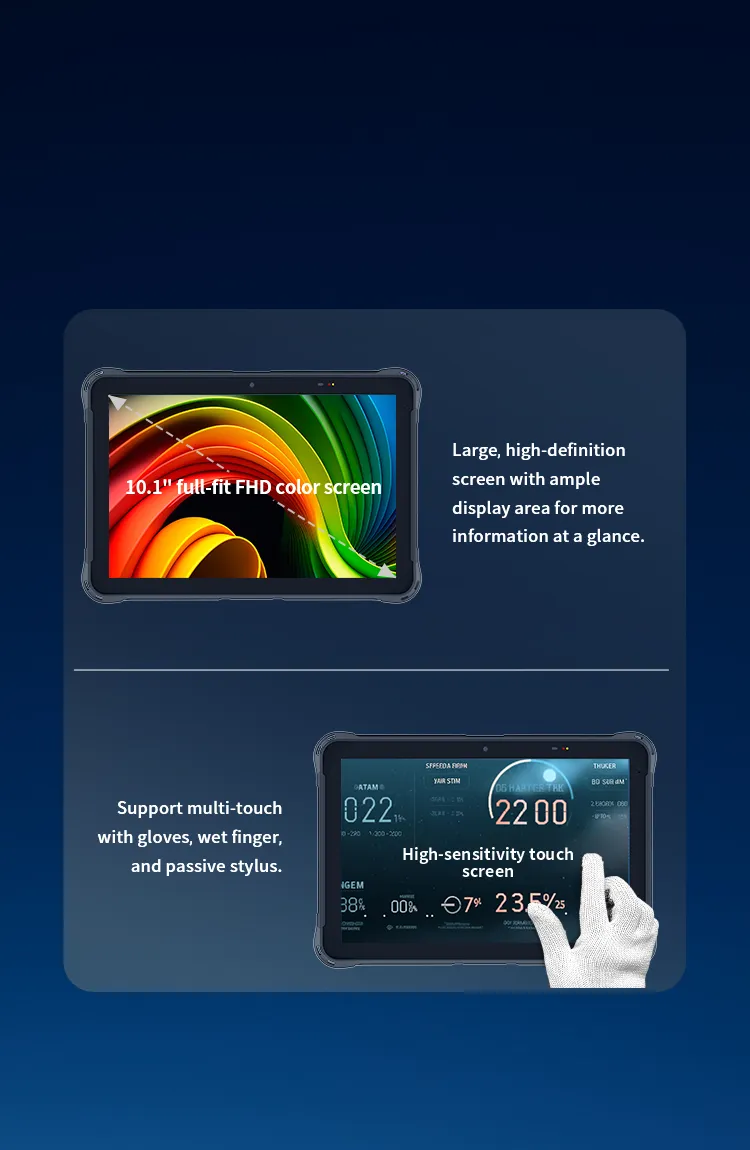 Larger 10.1-inch Display
