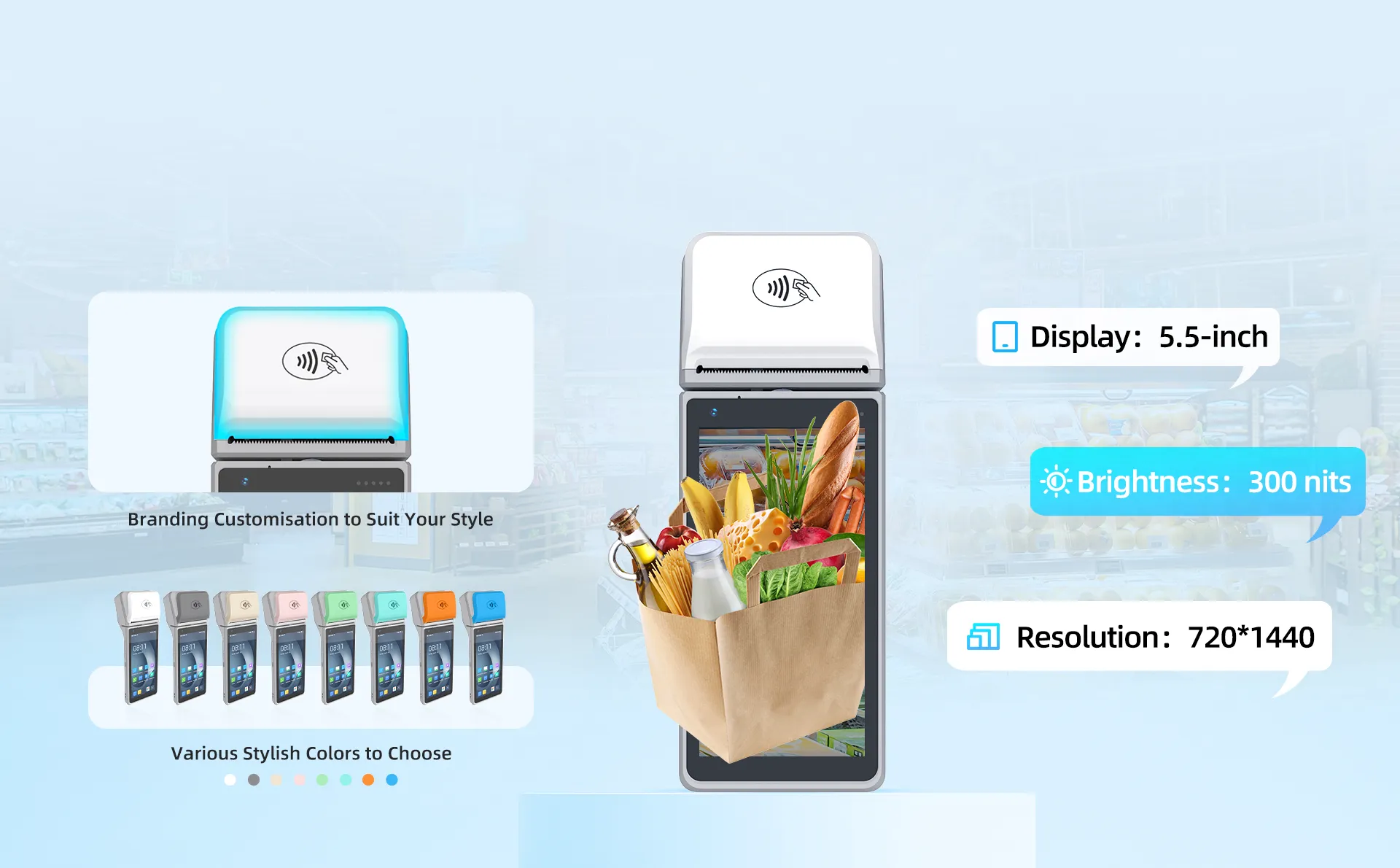 
5.5-lnch Large Screen
Crystal clear, see More
