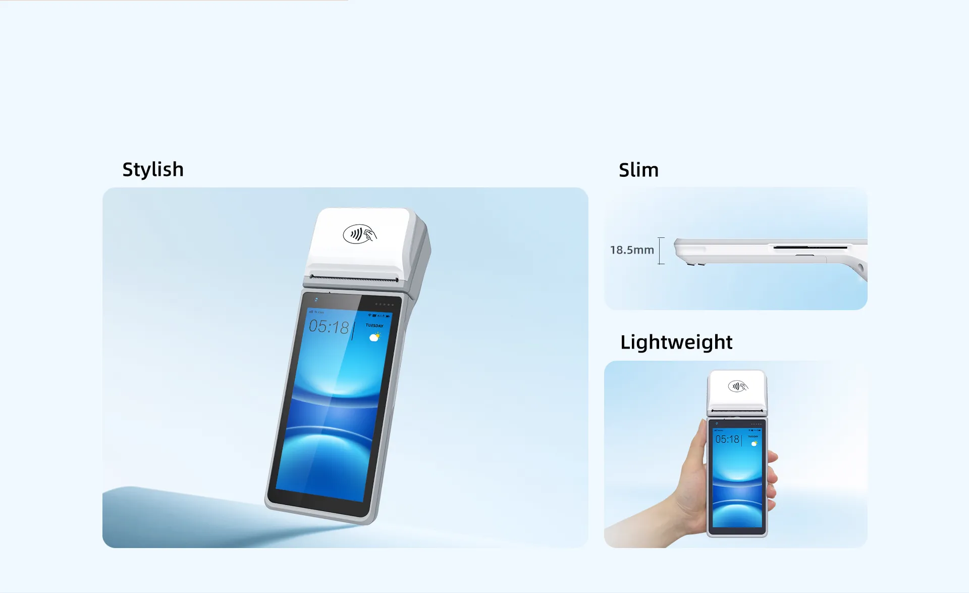 
Slim, Lightweight, and Built for
On-the-Go convenience