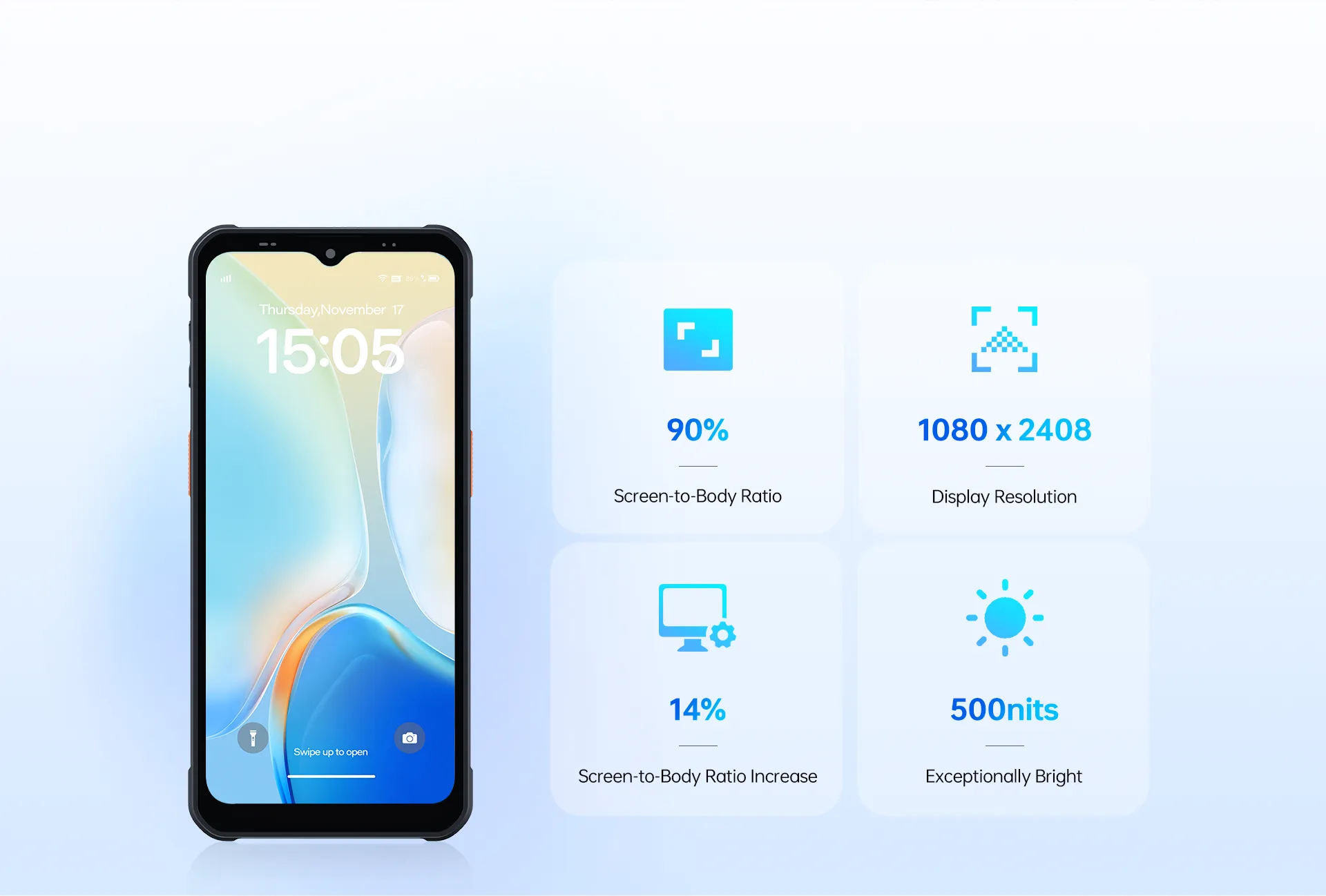 
Vibrant 6.58 inch FHD Display for Ultimate Immersion
