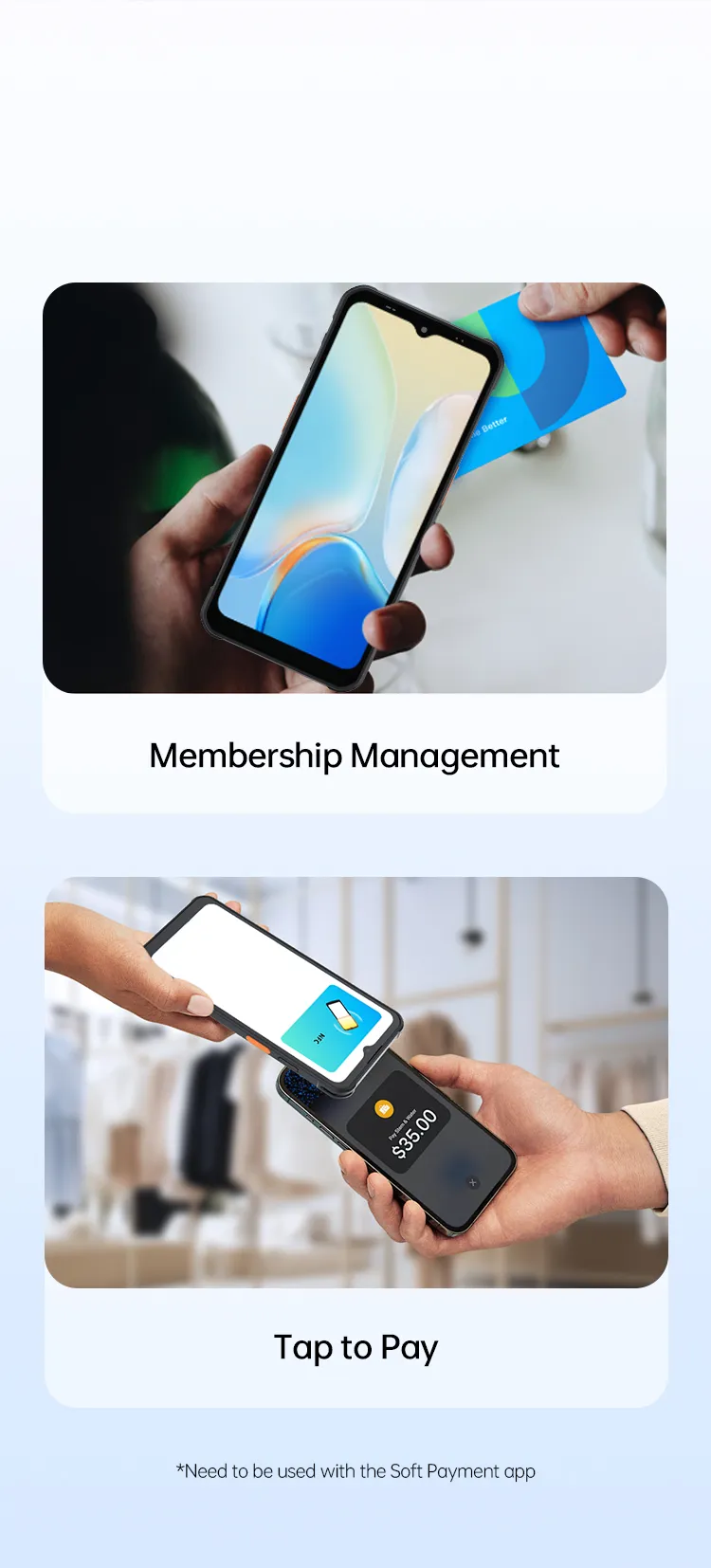 Backside NFC for Natural , Effortless Payments

