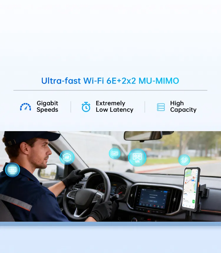 超高速5G WWANとWi-Fi 6E対応
