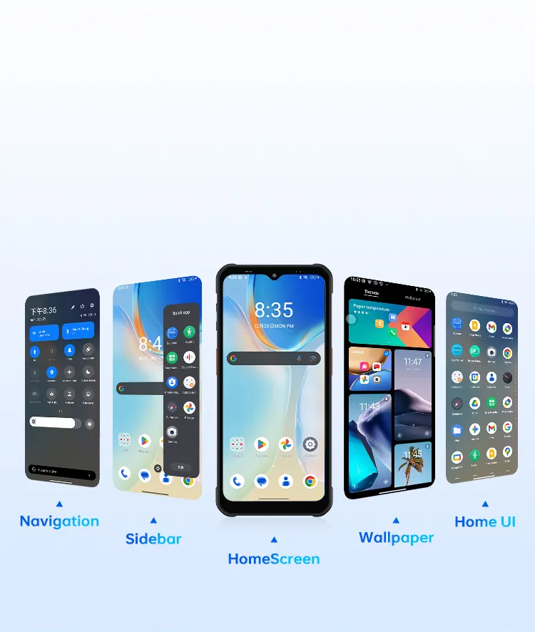 新しいUIデザイン、細部までパーソナライズ