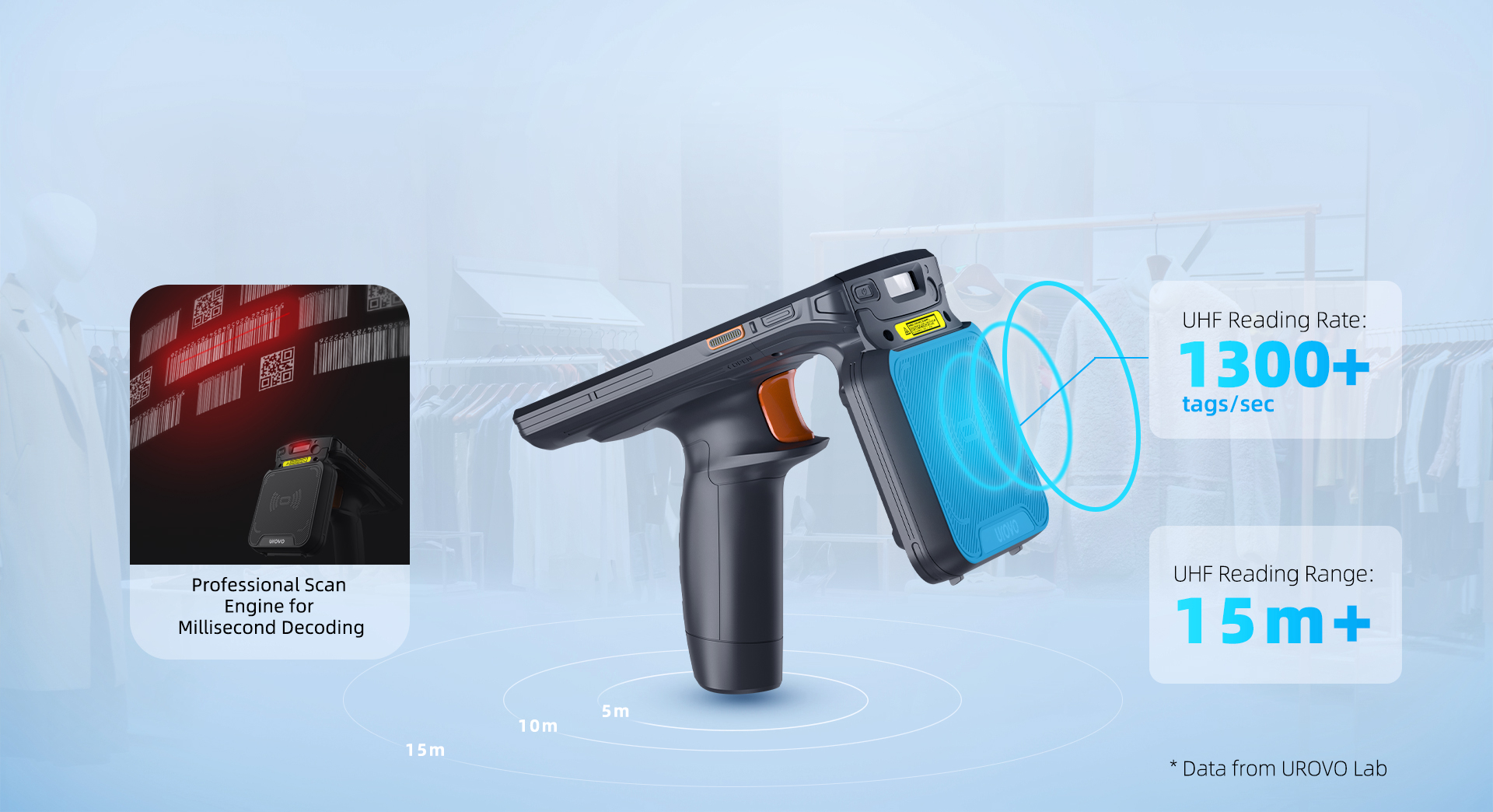 Máy kiểm kho Urovo DT50P Lite